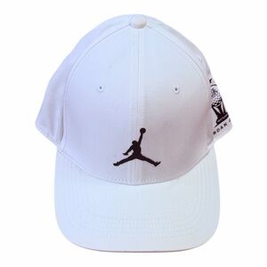 LIMITED EDITION Air Jordan Hat White Cement Elephant Jumpman Snapback M/L
